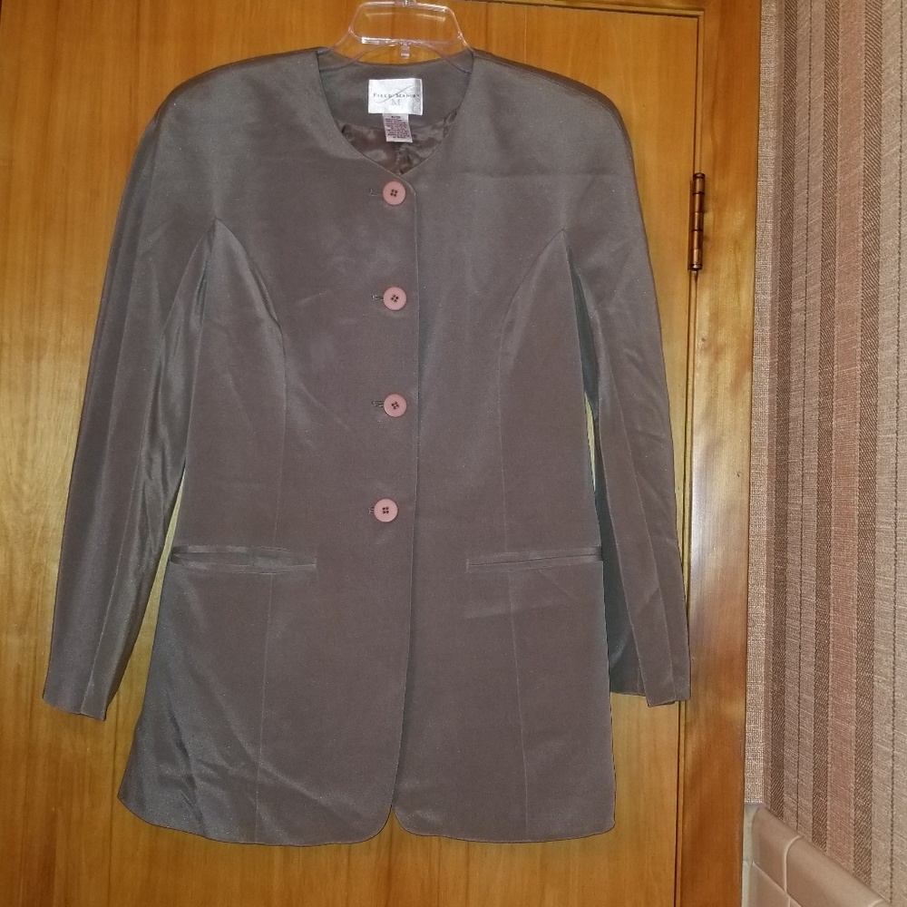 Field Manor vintage silk suit set